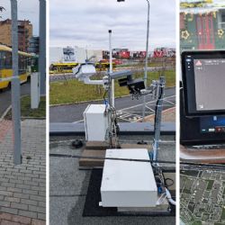 Blikající LED pásky u tramvajových kolejí mají chránit chodce