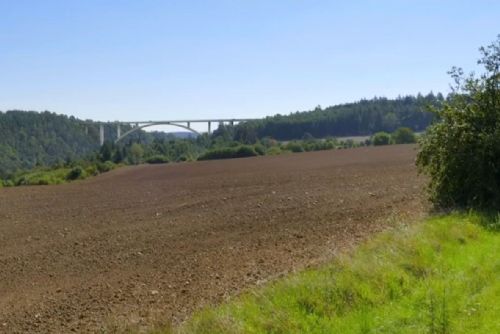 obrázek:Chráněná tráva zabrzdila stavbu nejvyššího mostu u Plas