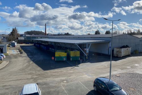 obrázek:Klatovy zavádějí ve sběrném dvoře elektronickou evidenci s limitem 1000 kg