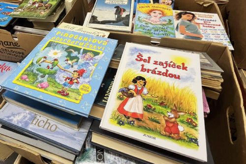 Foto: Sbírka knih z univerzity putovala k dětem do Domova sv. Zdislavy