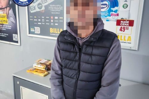 obrázek:V Plzni za tři hodiny dvakrát chytili stejného zloděje v Lidlu a Bille
