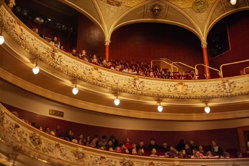 obrázek:Bavorští žáci objevují češtinu v plzeňském divadle. Tradice trvá už více než dekádu