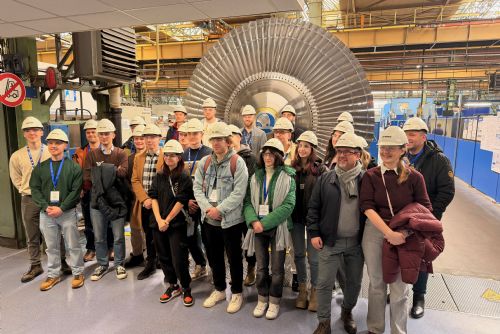 obrázek:Jaderná zimní škola v Plzni, studenti se učí od EDF a Framatome