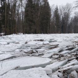 Ledové kry ohrožují Sušici, radnice vyzývá k opatrnosti