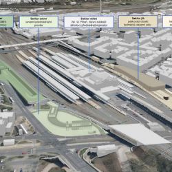Nad plzeňským nádražím vznikne nový parkovací dům a terminál 