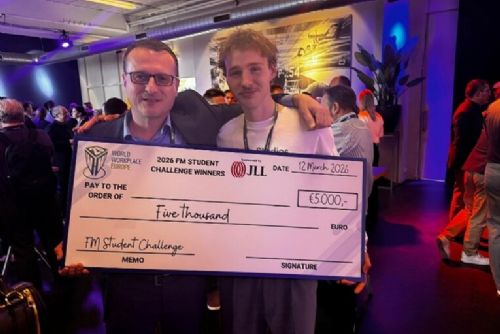 obrázek:Student ZČU zabodoval v Haagu. S mezinárodním týmem vyhrál soutěž o AI ve správě budov