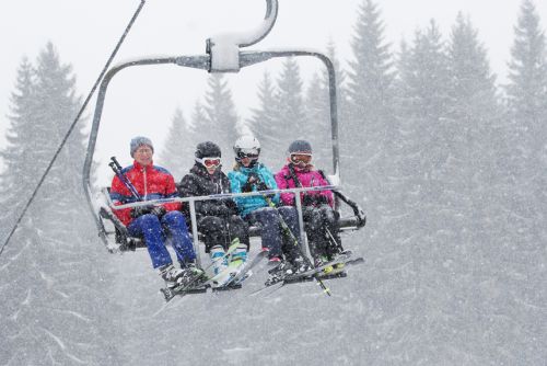 Foto: Návrat zimy přinesl desítky centimetrů nového sněhu. 