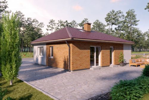 Foto: 3 zděné bungalovy o dispozici 3 + KK na klíč, které pořídíte u plzeňské stavební firmy Brickhouse s.r.o. do 3 750 000 Kč