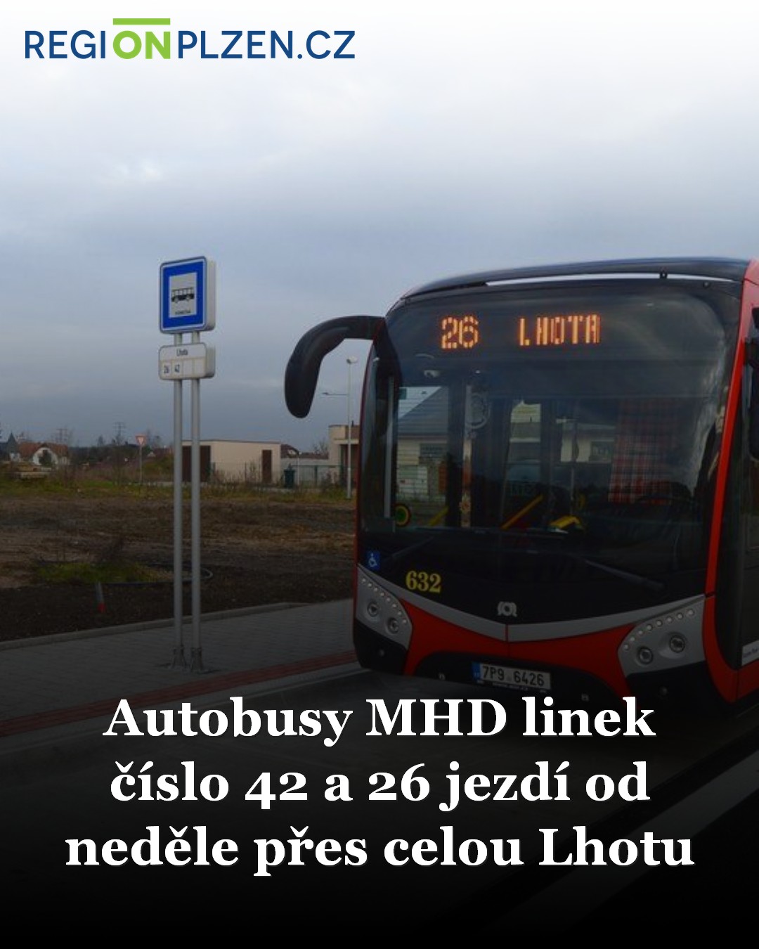 Autobusy MHD linek číslo 42 a 26 jezdí od neděle přes celou Lhotu ...