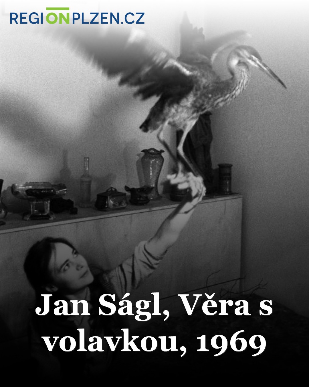 Jan Ságl, Věra s volavkou, 1969 / BLOG - Plzeňský kraj | REGIONPLZEN.CZ