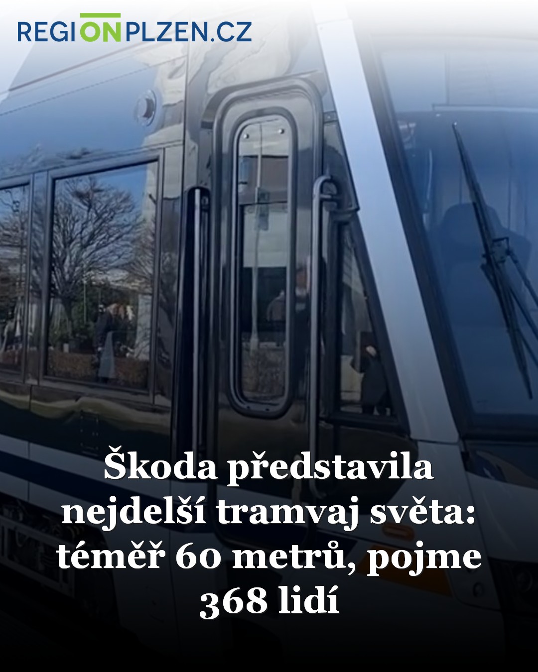Škoda představila nejdelší tramvaj světa: téměř 60 metrů, pojme 368 ...